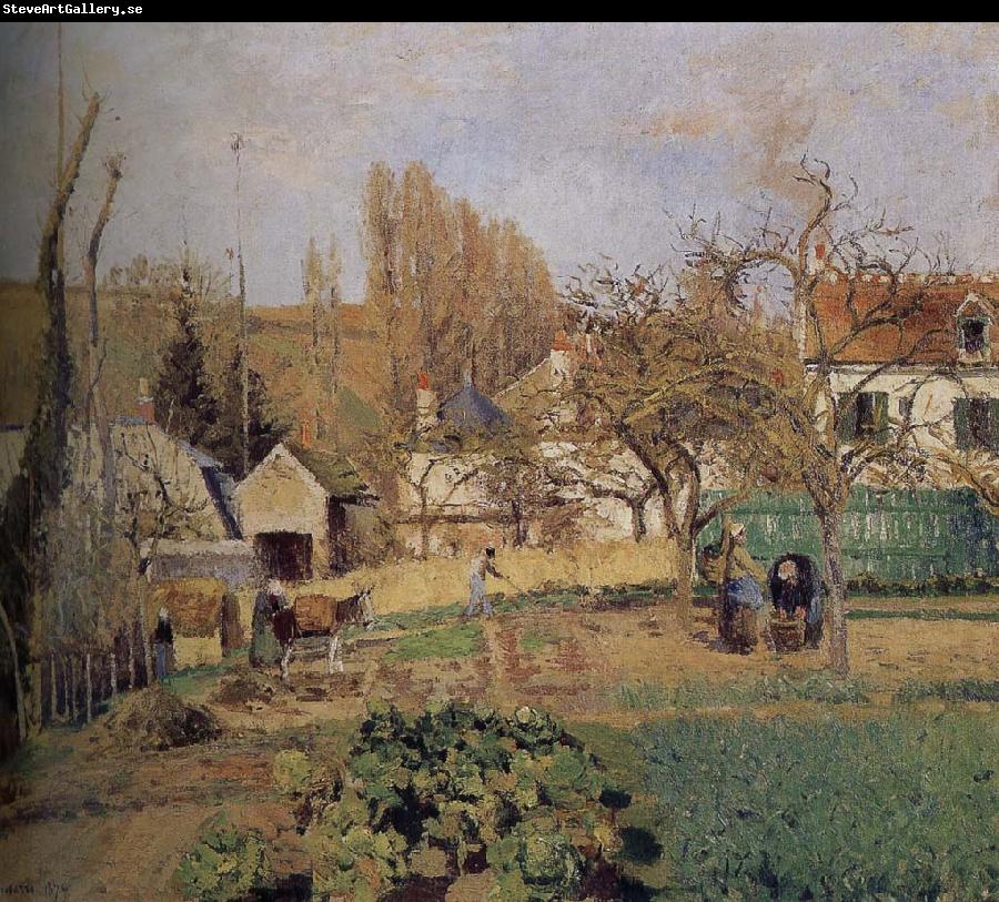 Camille Pissarro Loose multi-tile this Ahe rice Tash s vegetable garden